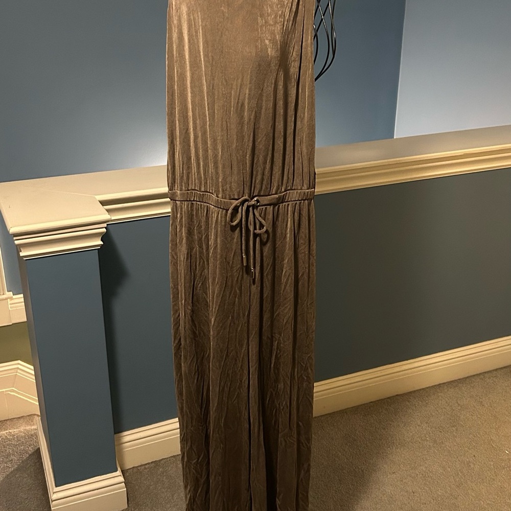 Chico's Brown Jumpsuit Modern Minimalist Design
